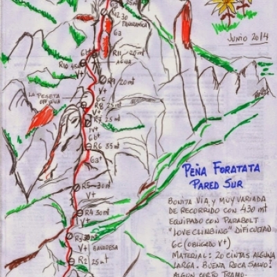 Croquis original de Capricho de primavera